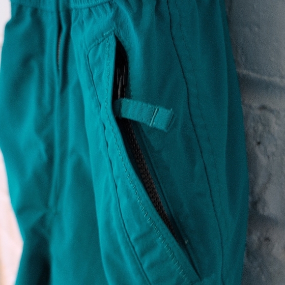 Lands End Squall Grow-A-Longs Teal Snow Bib Overalls - Picture 4 of 13